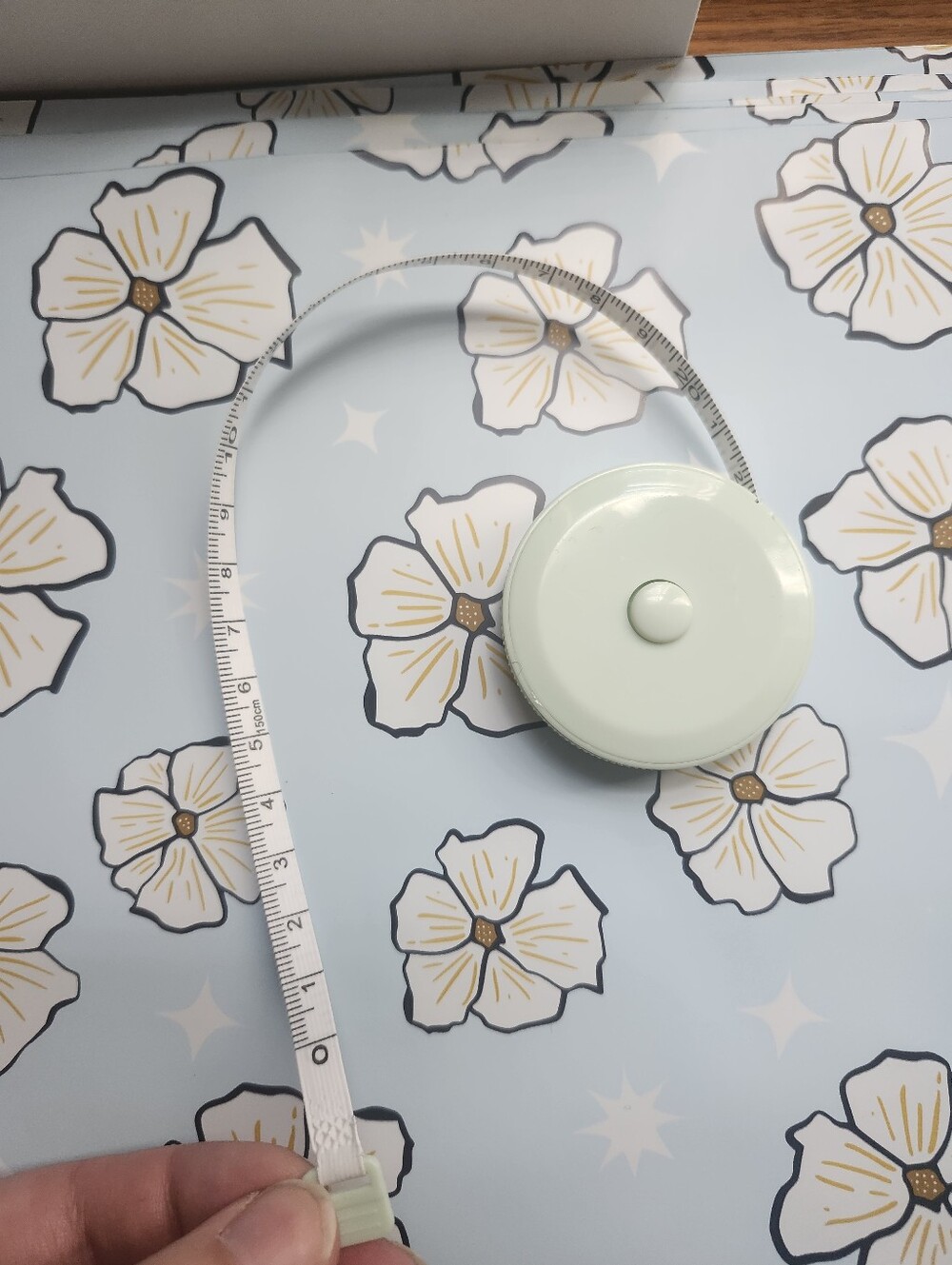 Compact Mint Green Retractable Tape Measure - Home Accents